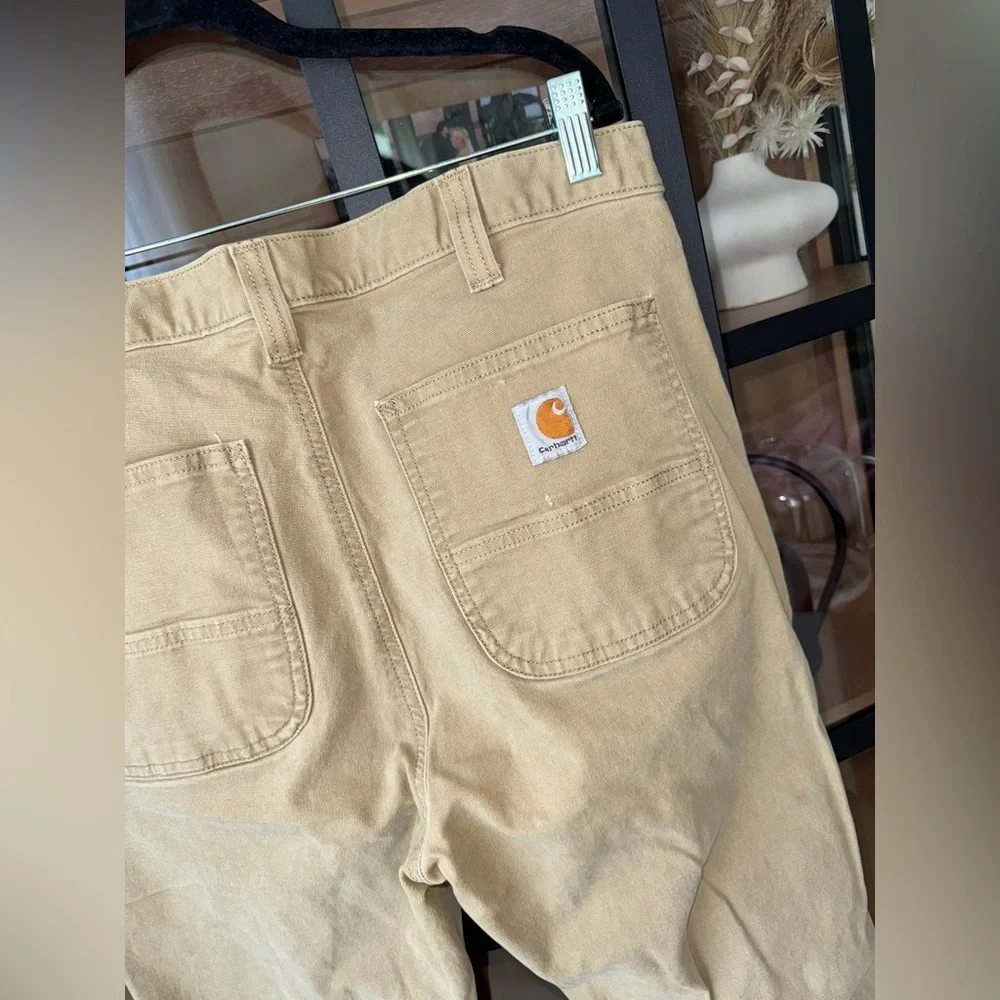 Carhartt Rugged Flex Rigby Straight Fit Pants khaki cargo beige - Picture 9 of 9